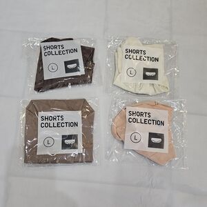 Lot With 4 Women's Ribbed Thong Panties NWT. Sz L (Set of 4)